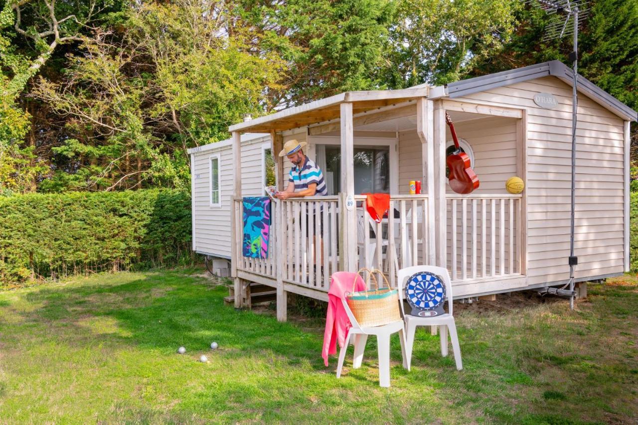 Camping Les Carolins Saint-Lo-d'Ourville 외부 사진